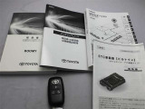 取説・メンテナンスノート・スマートキーの3点セットです。
