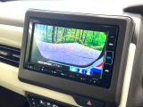 【バックカメラ】駐車時に後方がリアルタイム映像で確認できます。大型商業施設や立体駐車場での駐車時や、夜間のバック時に大活躍!運転スキルに関わらず、今や必須となった装備のひとつです!