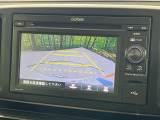 【バックカメラ】駐車時に後方がリアルタイム映像で確認できます。大型商業施設や立体駐車場での駐車時や、夜間のバック時に大活躍!運転スキルに関わらず、今や必須となった装備のひとつです!