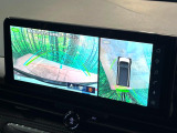 【アラウンドビューモニター】専用のカメラにより、上から見下ろしたような視点で360度クルマの周囲を確認することができます☆死角部分も確認しやすく、狭い場所での切り返しや駐車もスムーズに行えます。