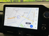 【10.5インチナビ】高級感とインパクトのある大画面ナビを装備。各種オーディオ操作はもちろん、スマホ連携もできる利便性の高いナビです♪