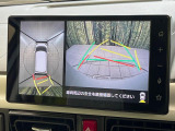 【パノラマモニター】専用のカメラにより、上から見下ろしたような視点で360度クルマの周囲を確認することができます☆死角部分も確認しやすく、狭い場所での切り返しや駐車もスムーズに行えます。