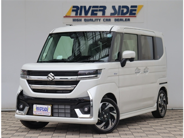 スペーシアカスタム ハイブリッド(HYBRID) XSターボ 届出済未使用車 9インチナビ