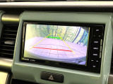 【バックカメラ】駐車時に後方がリアルタイム映像で確認できます。大型商業施設や立体駐車場での駐車時や、夜間のバック時に大活躍!運転スキルに関わらず、今や必須となった装備のひとつです!