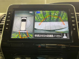 【アラウンドビューモニター】専用のカメラにより、上から見下ろしたような視点で360度クルマの周囲を確認することができます☆死角部分も確認しやすく、狭い場所での切り返しや駐車もスムーズに行えます。
