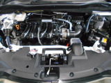 自慢のエンジンはパワードbyHONDAです。精度とバランスにこだわって、低回転からスムースなパワーを発揮します。