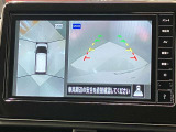 【アラウンドビューモニター】車を上から見下ろしているかのような映像で周囲の状況がひと目で確認、狭い駐車場に駐車するときも安心です♪♪障害物などがあると警告音がなりますので安心して駐車が出来ます★