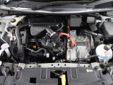e-POWERのエンジンルームです。エンジンは発電専用。買った後のメンテナンスも安心です!