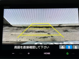 カラービジョンとガイド線で見やすい視点切替式のバックモニター。