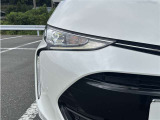 LEDヘッドライトです。デザイン性がよくとても明るいので、夜間の走行や悪天候でも安心です。しかも長寿命!