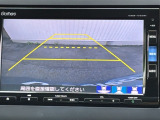 カラービジョンとガイド線で見やすい視点切替式のバックモニター。