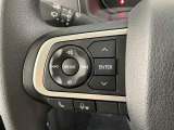 【オーディオリモコンスイッチ】ステアリング左に装備!運転中、視線をそらさずに選曲・ボリューム調整が可能に!