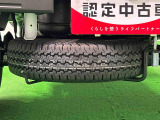 もしもの時の為にスペアタイヤが荷台下に収納されています