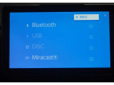 オーディオモードメニュー、CD・DVD再生 Bluetoothも接続可能!