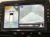 【アラウンドビューモニター】車を上から見下ろしているかのような映像で周囲の状況がひと目で確認、狭い駐車場に駐車するときも安心です♪♪障害物などがあると警告音がなりますので安心して駐車が出来ます★