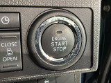 ワンプッシュでエンジンのスタート、ストップが出来て便利です。
