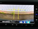 カラービジョンとガイド線で見やすい視点切替式のバックモニター。