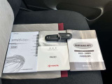 メンテナンスノート付きです。過去の整備記録を確認したり、お車の状況にあった整備をすることに役立ちます。