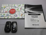 取説・メンテナンスノート・スマートキーの3点セットです。