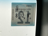 次回の車検日になります。こちらのステッカーをご確認ください。