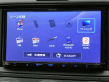 オーディオメニューです。Bluetoothオーディオも接続可能です。