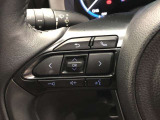 【ステアリングスイッチ】左です。ハンドルから手を離さず、運転に集中したまま手元でオーディオ操作等ができます。