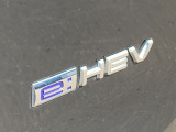 ハイブリッド専用のエンブレムです。テールゲートの右側についております。外観からでもどのような車なのかも一目でわかりますし、エンブレムによる存在感があってかっこいいですよ!