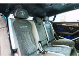 Rear bench in Alcantara