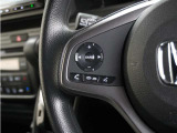 ハンドルにはオーディオ操作用スイッチが付いており、ハンドルから手を放さずにオーディオの操作ができるようになっております。