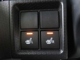 運転席・助手席にはシートヒーター機能が内蔵されています。暖房が効いてくる前に暖かくなる嬉しい装備です。