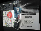 メンテナンスノート付きです。過去の整備記録を確認したり、お車の状況にあった整備をすることに役立ちます。