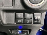ヘッドライト光軸上下調整機能付き車両です。各種スイッチ部