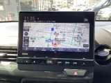 ナビゲーションは9インチギャザズメモリーナビ(LXU-247NBi)が装着されております。AM、FM、CD、DVD再生、音楽録音再生、フルセグTV、USB、Bluetoothがご使用いただけます。