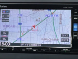 ホンダ純正メモリーナビ付きなので、迷わず目的地まで安心。