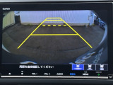 カラービジョンとガイド線で見やすい視点切替式のバックモニター。