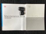 取扱説明書やメンテナンスノートもそろっています。
