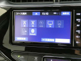 オーディオメニューです。Bluetoothオーディオも接続可能です。