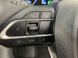 ステアリングスイッチ付き。前方から目を離すことなく操作することが可能です。
