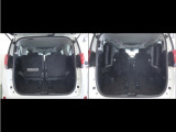 シートアレンジにより、用途に応じてラゲージスペースを自在に拡張。人も荷物も柔軟に対応出来る、使い勝手の良い荷室空間です。