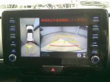 全方位ビューモニター、バックガイドモニター付いております!車庫入れの際にあると役立ちますよ♪