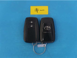 キーを取り出さずにドアを施錠&解錠。車の始動も可能です。