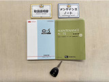 基本操作はもちろん、困った時に役立つ取扱説明書、整備歴が確認出来るメンテナンスノートが付いてます。安心ですね☆☆