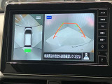 【アラウンドビューモニター】車を上から見下ろしているかのような映像で周囲の状況がひと目で確認、狭い駐車場に駐車するときも安心です♪♪障害物などがあると警告音がなりますので安心して駐車が出来ます★