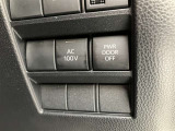こちらはAC100Vボタンとパワースライドオフスイッチになります。