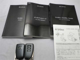 取説・メンテナンスノート・スマートキーの3点セットです。