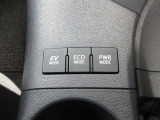 モーター走行のEVモード、更に燃費を改善するECOモード、登坂やスポーツ走行に役立つパワーモード切り替えです。