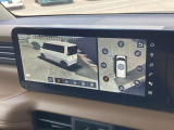3Dでぐるっと360度見渡せる3Dビューです。車の周りに危険がないか確認できます。