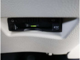 ETC車載器付きです。高速道路の料金所もスムーズに通過できます。