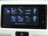 パナソニック製のフルセグTVナビ付です。テレビ視聴(常時可)、CD・DVD再生等が可能です。Bluetooth機能も付いておりますので、通話やスマートフォンから音楽を楽しめます。バックカメラ付。