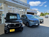 新車試乗車、展示車も豊富に用意しました。ぜひホンダ最先端の新車もご覧ください!点検の合間にご試乗も大丈夫ですよ!